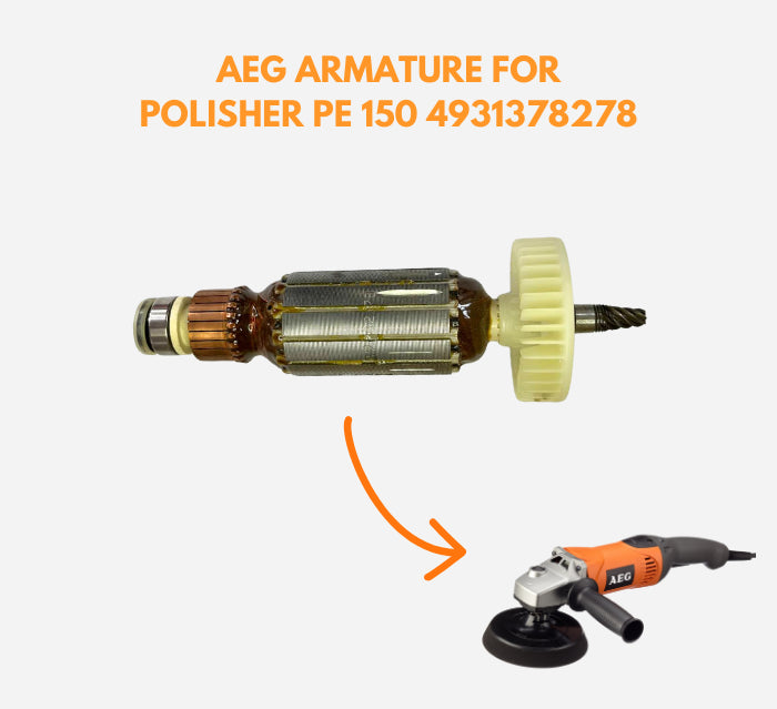 AEG ARMATURE FOR PE 150 POLISHER 4931378278