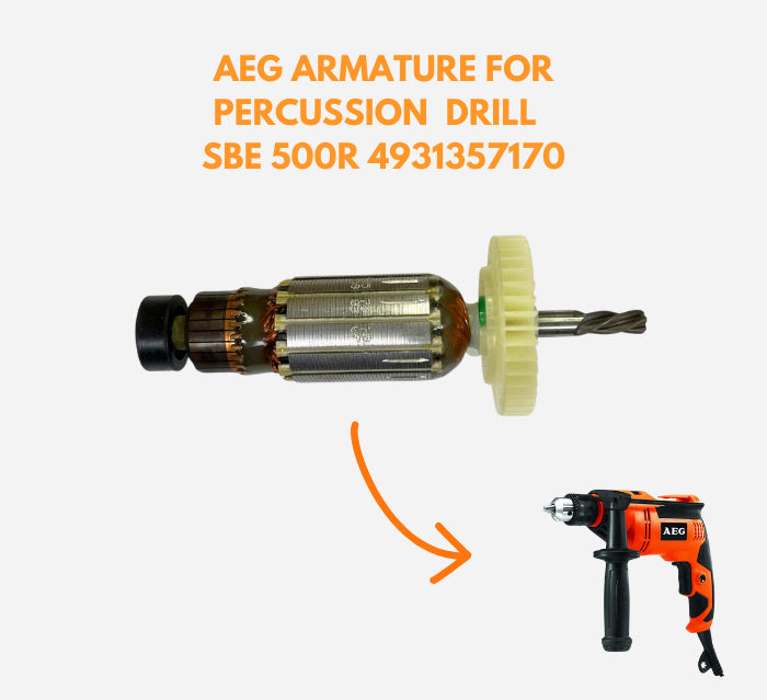 AEG ARMATURE FOR SBE 500R PERCUSSION DRIILL 4931357170