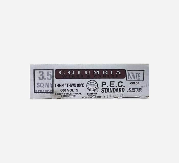 COLUMBIA THHN WIRE STRANDED (2.0mm, 3.5mm, 5.5mm)