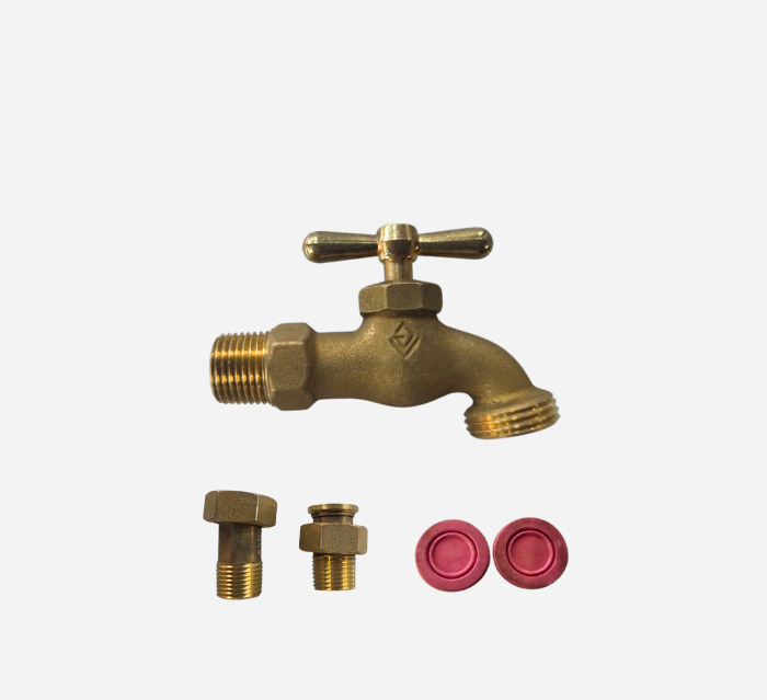 GREAT VOLUME BRASS FAUCET HB 1/2