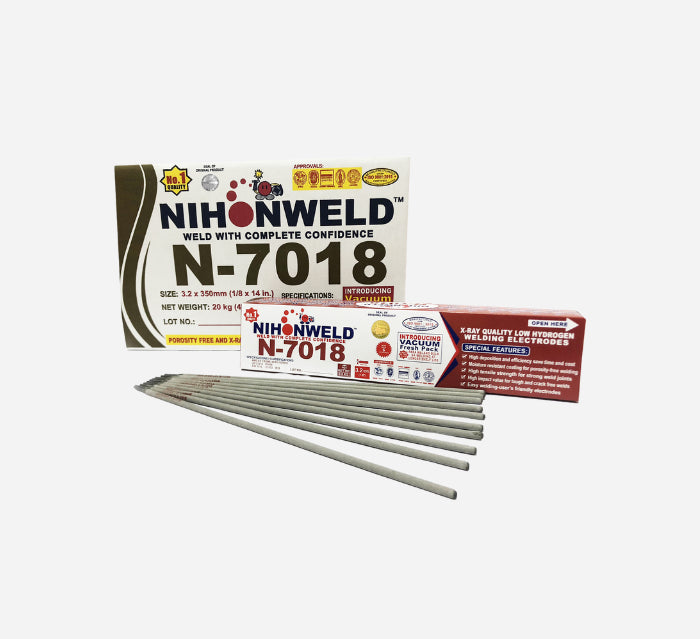 NIHONWELD 7018 WELDING ROD (1/8, 3/32)