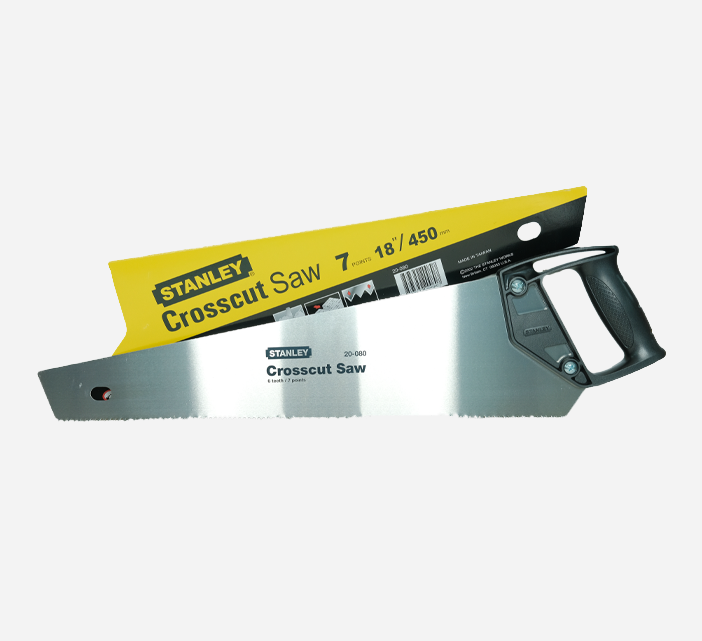 STANLEY CROSSCUT SAW 7PTS 18 INCH/450mm 20-080