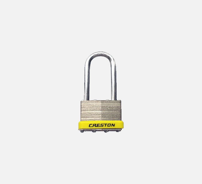 CRESTON LAMINATED PADLOCK LONG SHACKLE