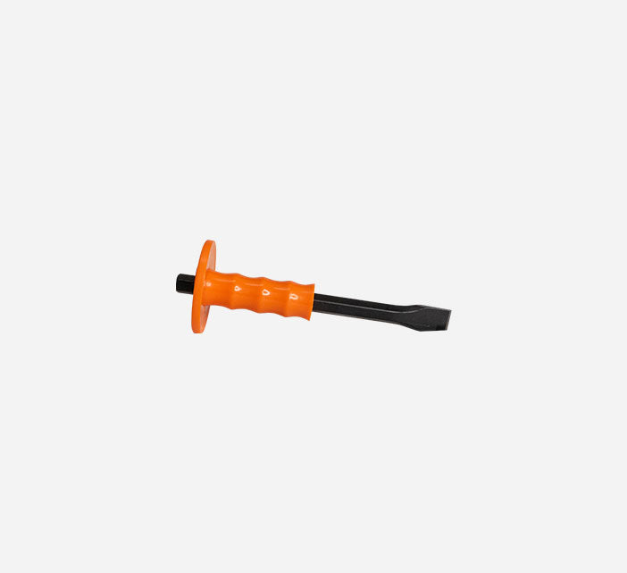 CRESTON FLAT COLD CHISEL W/ RUBBER PROTECTOR