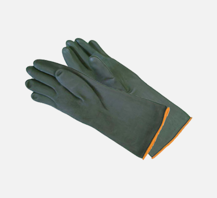 CRESTON INDUSTRIAL CHEMICAL RUBBER GLOVES