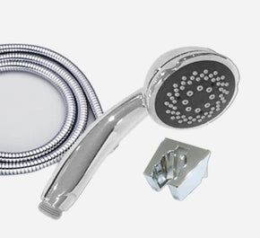 CRESTON 3 FUNCTION PREMIUM TELEPHONE SHOWER WITH S/S Hose & Wall mount Mackun Hardware