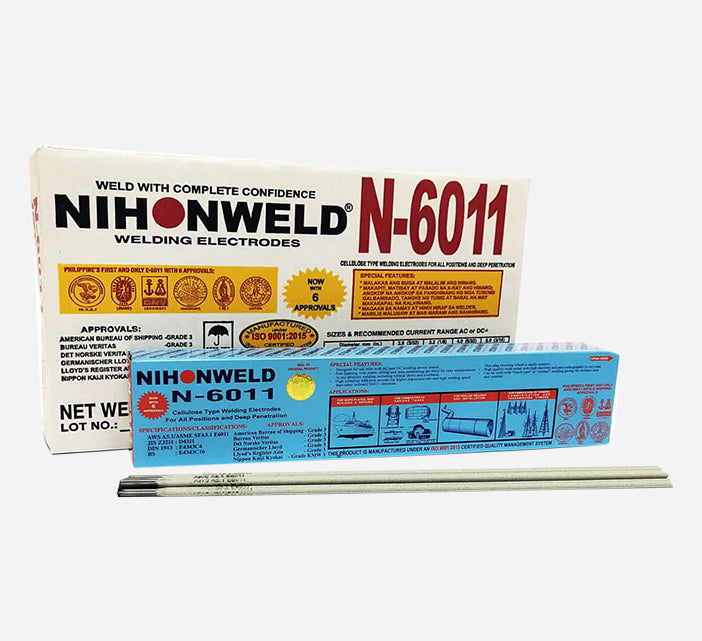NIHONWELD 6011 WELDING ROD (1/8, 3/32) 20kg