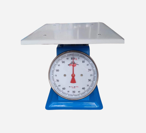 FUJI DIAL TABLE SCALE, 100 KG X 500G, FLAT PLATE WITH LOCK FTF-100 Mackun Hardware
