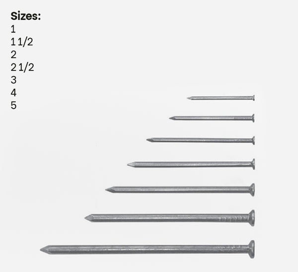 COMMON WIRE NAILS 25KG BOX Mackun Hardware - Mackun Hardware