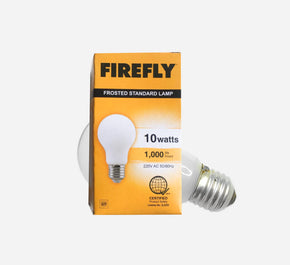 FIREFLY STANDARD LAMP FROSTED 10W FINS10/F Mackun Hardware